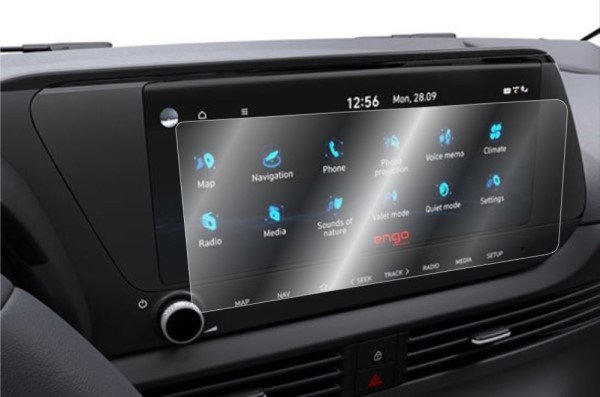 Hyundai Bayon 10.25 inç Navigasyon Şeffaf Ekran Koruyucu 2021 2023